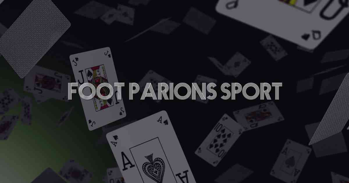 Foot Parions Sport